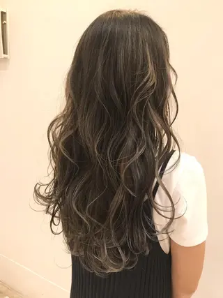 ロング カラー シールエクステ⭐️ オオミタクヤのヘアスタイル