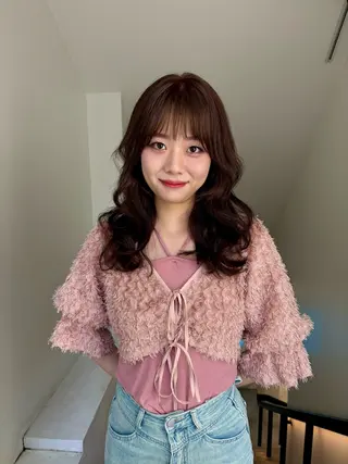 ロング ハイトーン/レイヤー nail 百咲💌のヘアスタイル