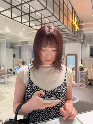 ミディアム カラー ralme/sol 髙橋一哉のヘアスタイル