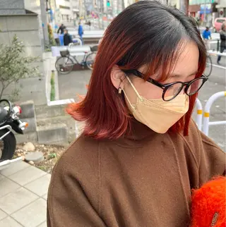 ミディアム カラー tokute Takahashiのヘアスタイル