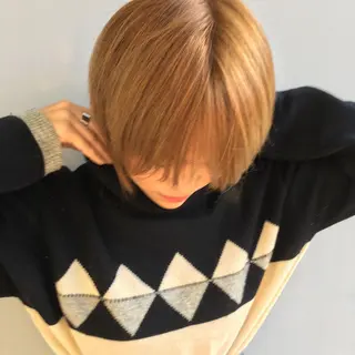 ショート カラー AR.MARA hair  studio所属・AR.MARA サトウヒカルのヘアスタイル