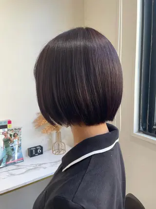 ショート カラー 🦢透明感カラー ayaka🌹のヘアスタイル