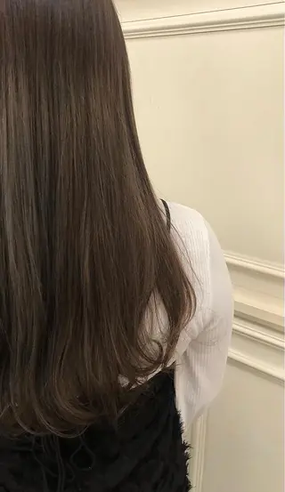 ロング カラー 抜け感perm🌐 ｜kazaneのヘアスタイル