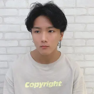 パーマ メンズ abilita AZUSAのヘアスタイル