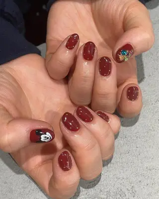 ショート m kaori𓃟のネイルデザイン