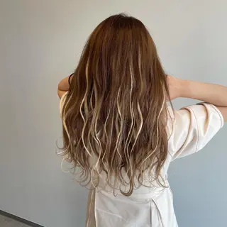 ロング カラー 似合わせスタイル 岡田勇哉のヘアスタイル