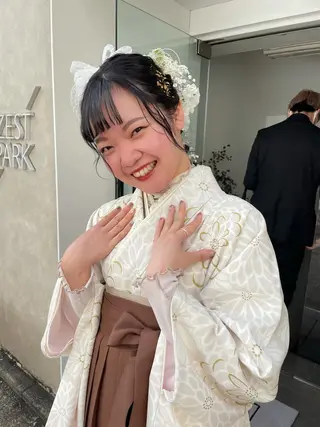 ロング 🎀ボブ+ハイトーン シュカ👶🏻のヘアスタイル