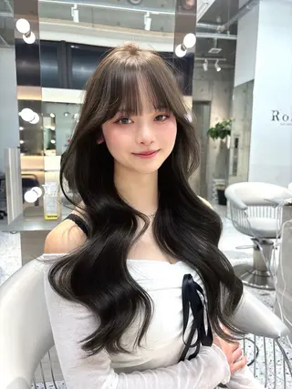 ロング カラー 🍒ブリーチなしカラ ー／Sakura🍒のヘアスタイル