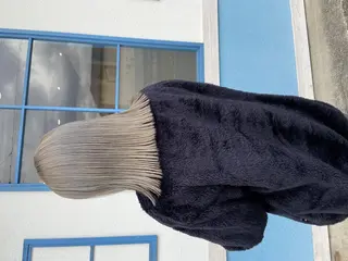 セミロング ヘアアレンジ カラー キッズ メンズ corazon ブリーチのヘアスタイル