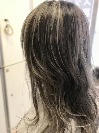 セミロング カラー Ash川越店／ 松本　亮二のヘアスタイル