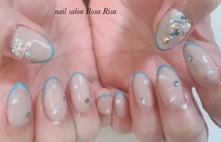 ミディアム ネイル ネイルスタジオ シェイクユアハンズのネイルデザイン