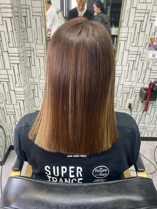 ミディアム 池田 亮雅のヘアスタイル