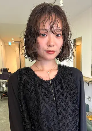 ショート パーマ 金井京介/レイヤー /ボブパーマのヘアスタイル