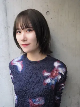 ミディアム カラー Paddle所属・似合わせレイヤー/ レイヤーパーマ/高倉のヘアスタイル