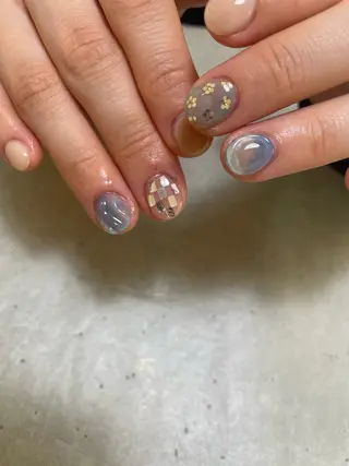 ネイル RooM tani /個性派ニュアンスのネイルデザイン