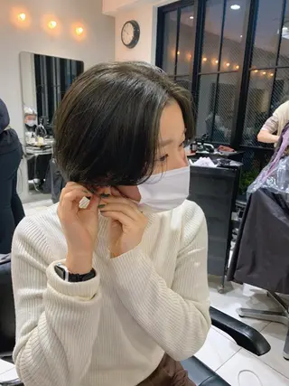 ショート カラー TENELE所属・チバ タクミのヘアスタイル