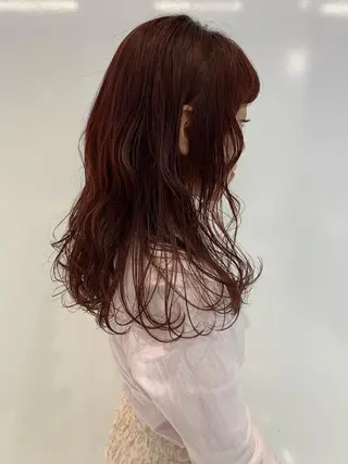 ロング ハッシュカット/ハイ トーン/MANAMIのヘアスタイル