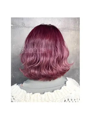 ショート カラー GARU-ガル-所属・TSUNO🦖 派手髪/オタク美容師のヘアスタイル