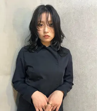 ミディアム yuumi/大濠🪷 レイヤー/垢抜けヘアのヘアスタイル