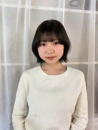 ミディアム カラー FERIA  あべの 🌼西口実来🌼のヘアスタイル