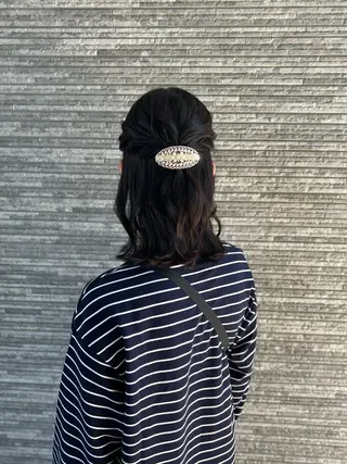 ミディアム ヘアアレンジ Wiz 四街道所属・たんの さゆのヘアスタイル