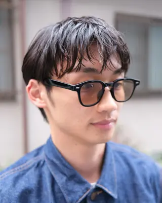 ショート パーマ メンズ GAKU /フェード /メンズ/難波のヘアスタイル