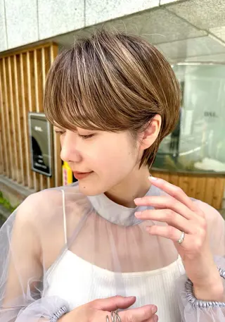 ショート 骨格診断で絶対可愛い ✨丸みショート✨凌弥のヘアスタイル