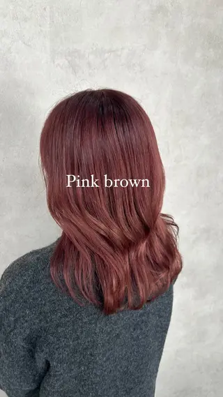 ミディアム カラー 💎色落ち綺麗に白肌 ラベンダー💎りんのヘアスタイル