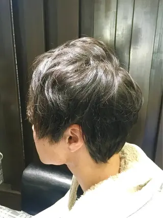 ショート パーマ メンズ Rise Heart 中村 裕介のヘアスタイル