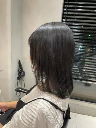 ミディアム カラー ヘアアレンジ 艶髪/レイヤーカット 🐣misakiのヘアスタイル