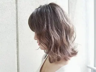 カラー ミディアム imai /カット/パーマのヘアスタイル