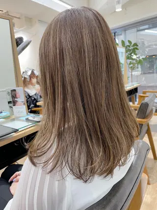 ロング カラー 🤎ベージュカラー 🐶メンズパーマのヘアスタイル