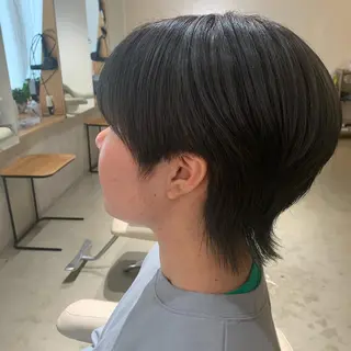 ショート 🍃marina🍃 韓国ヘア/Aujuaのヘアスタイル