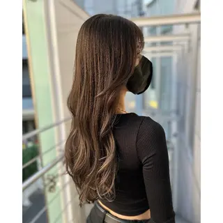 ロング カラー パーマ ヘアアレンジ メンズ キッズ BRAIDS💎愛子 大人ハイライト💎のヘアスタイル