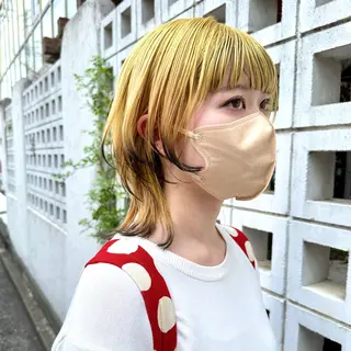 ミディアム カラー Beronica所属・beronica ベロニカのヘアスタイル