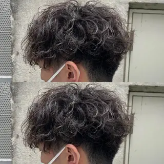 ショート パーマ メンズ 🏆メンズヘア特化 🥇代表りんぺーのヘアスタイル