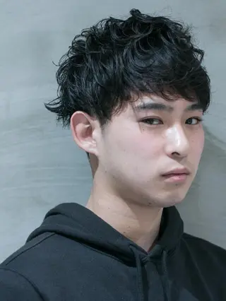 ショート パーマ ill副店長 立和田純也のヘアスタイル
