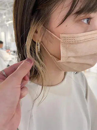 ミディアム カラー 川本 裕🌿のヘアスタイル