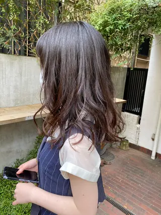 ミディアム カラー パーマ 小顔ショート✁ ⁂Yukari⁂のヘアスタイル