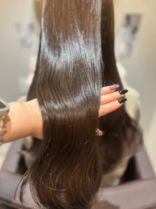 ロング カラー 髪質改善カラー ブラウン🤎YUMEのヘアスタイル