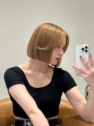 カラー ボブ/レイヤーカット /表参道 yunaのヘアスタイル