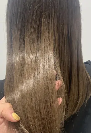 セミロング ボブ/美髪矯正 /佐藤　奈巳のヘアスタイル