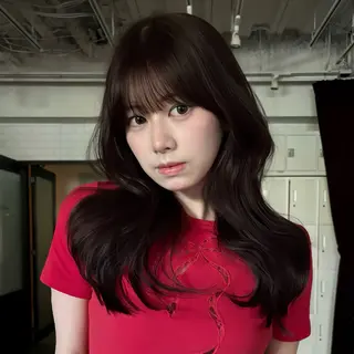 ロング カラー 🍀銀座美容師🍀 似合わせ/韓国ヘアのヘアスタイル