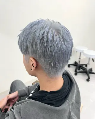 ショート カラー ブリーチカラー🦋‪ 田中さくらのヘアスタイル