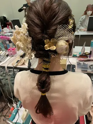 ロング ヘアアレンジ classic 新横浜所属・大人girly🛋️ 🤍yukakoのヘアスタイル