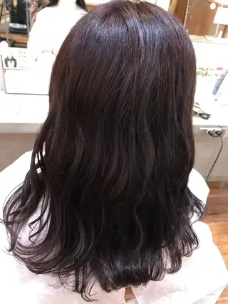 ロング カラー ヘアアレンジ 三條場 彩夏のヘアスタイル