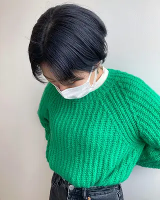 ショート カラー nono/パーマ /顔まわりカット🐈のヘアスタイル