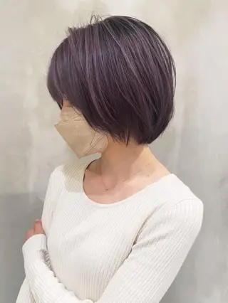 ミディアム パーマ カラー ヘアアレンジ ITbyALBUM 松戸のヘアスタイル