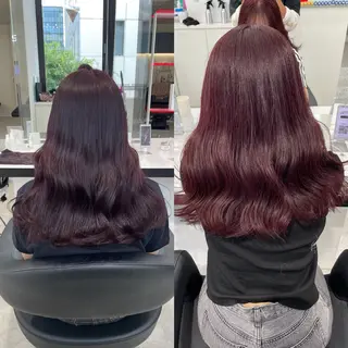 ロング カラー 履歴修正屋さん／ ブロンド／ホワイトのヘアスタイル