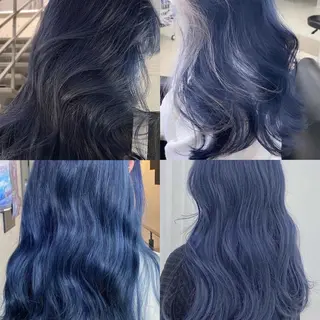 セミロング カラー ヘアアレンジ メンズ 🌟🍒ハイトーン 韓国ヘア/ユウミのヘアスタイル